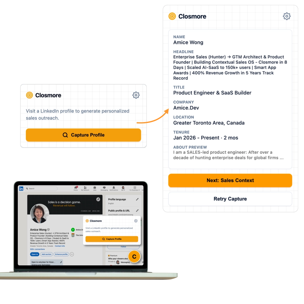Capture LinkedIn Context